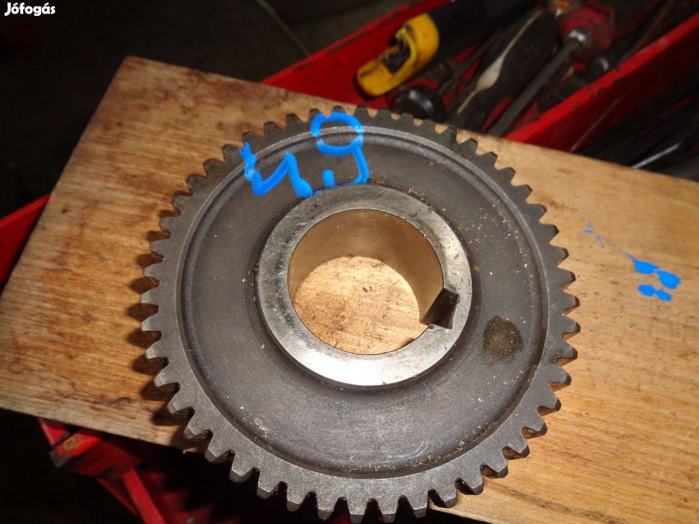 E400 eszterga orsóház bontott fogaskerék