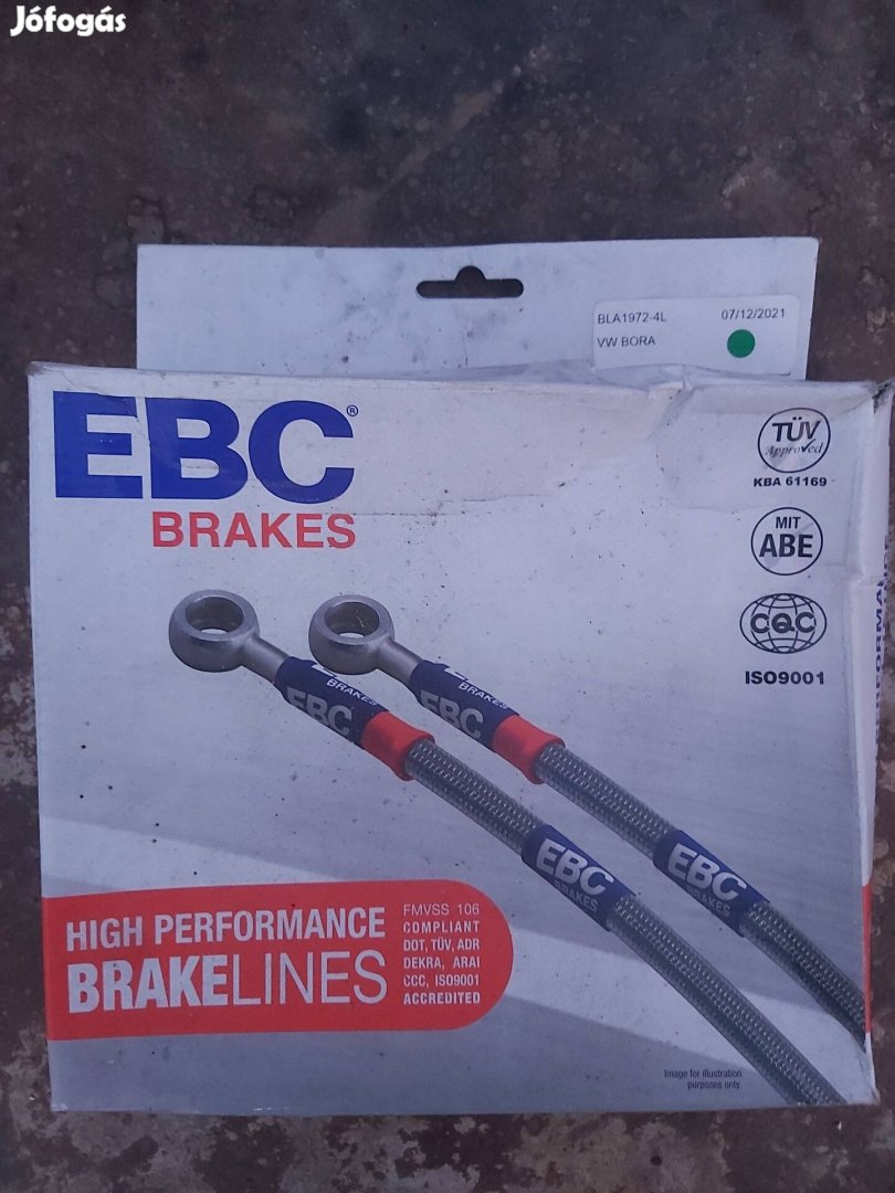 EBC acélhálós teflon fékcső szett Volkswagen Bora