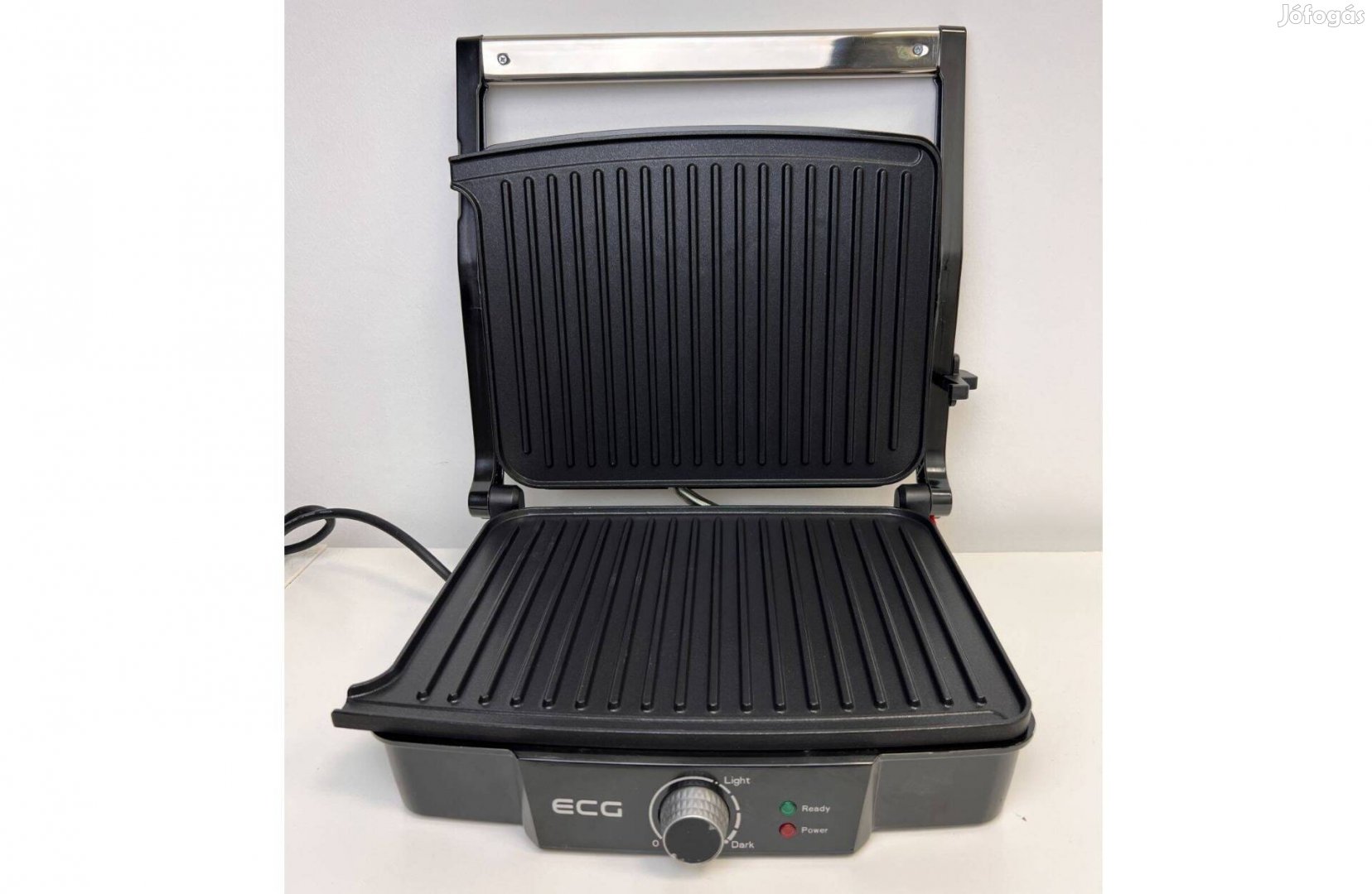 ECG KG 100 kontakt grill, 2000W, tapadásmentes sütőlap