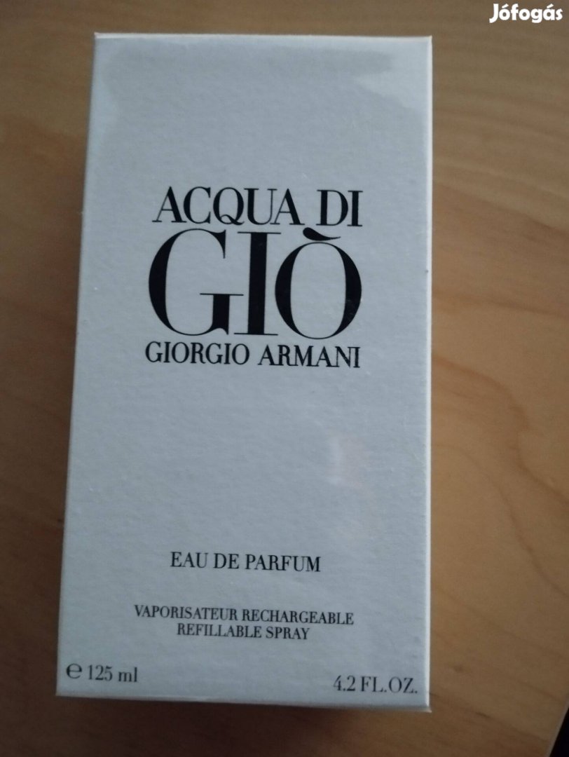 EDP - Giorgio Armani Aqua di Gió 125ml férfi-Eredeti