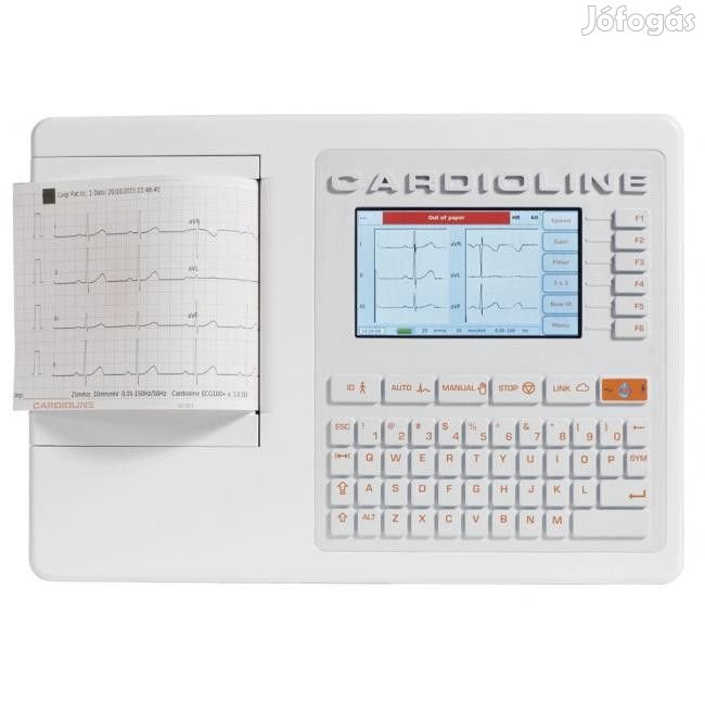 EKG Cardioline 100S with Glasgow int. / 6 csatornás, többször használ