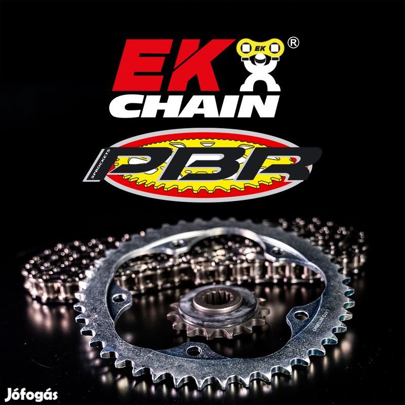 EK/PBR Lánckészlet 520SRX2 16/47 - Standard Hátsó Lánckerék