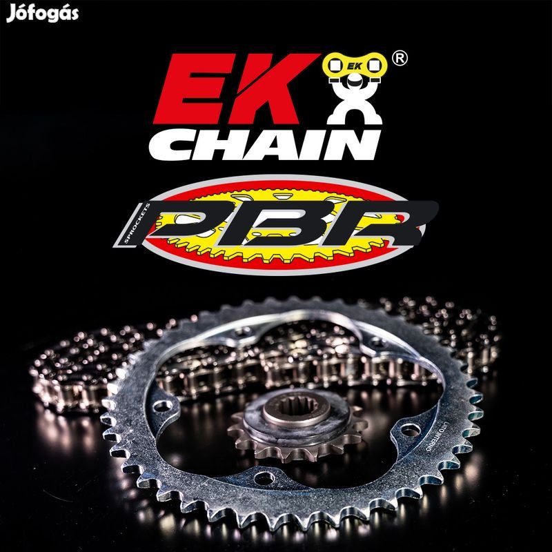 EK/PBR Lánckészlet 520ZVX3 15/46 - Standard hátsó lánckerék