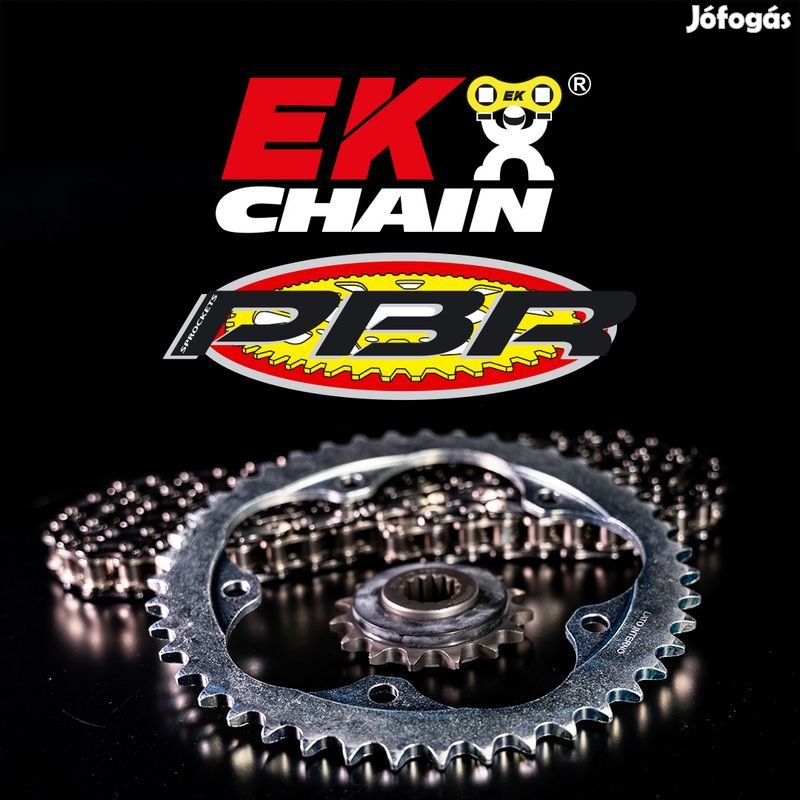 EK/PBR Lánckészlet 525SRX2 16/43 - Standard Hátsó Lánckerék