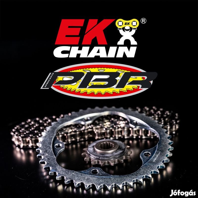 EK/PBR Lánckészlet 530ZVX3 18/42 - Standard hátsó lánckerék