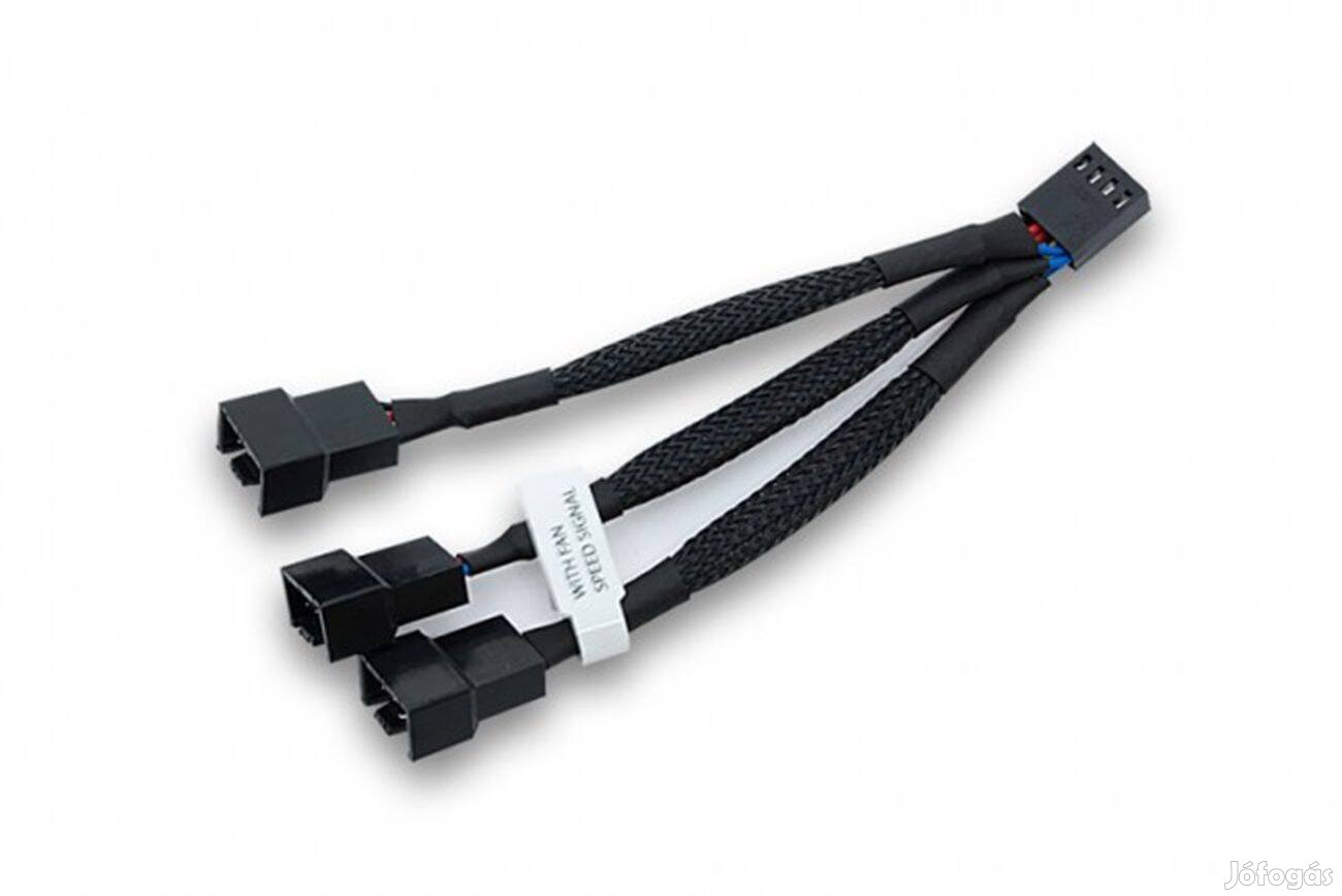 EK Water Blocks EK-Cable Y-Splitter 3-Fan PWM Black - PC venti elosztó