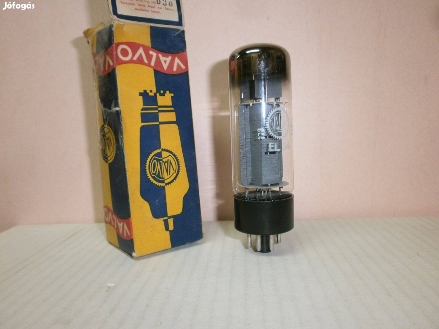 EL34 ( 6CA7) - Valvo -Mullard Blackburn xf2 - NOS