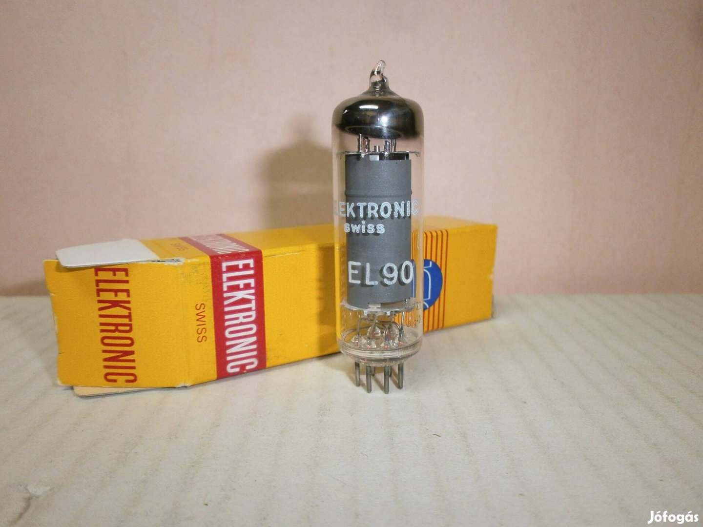 EL90 ( 6AQ5A, 6005) Elektronic swiss - Philips - NOS