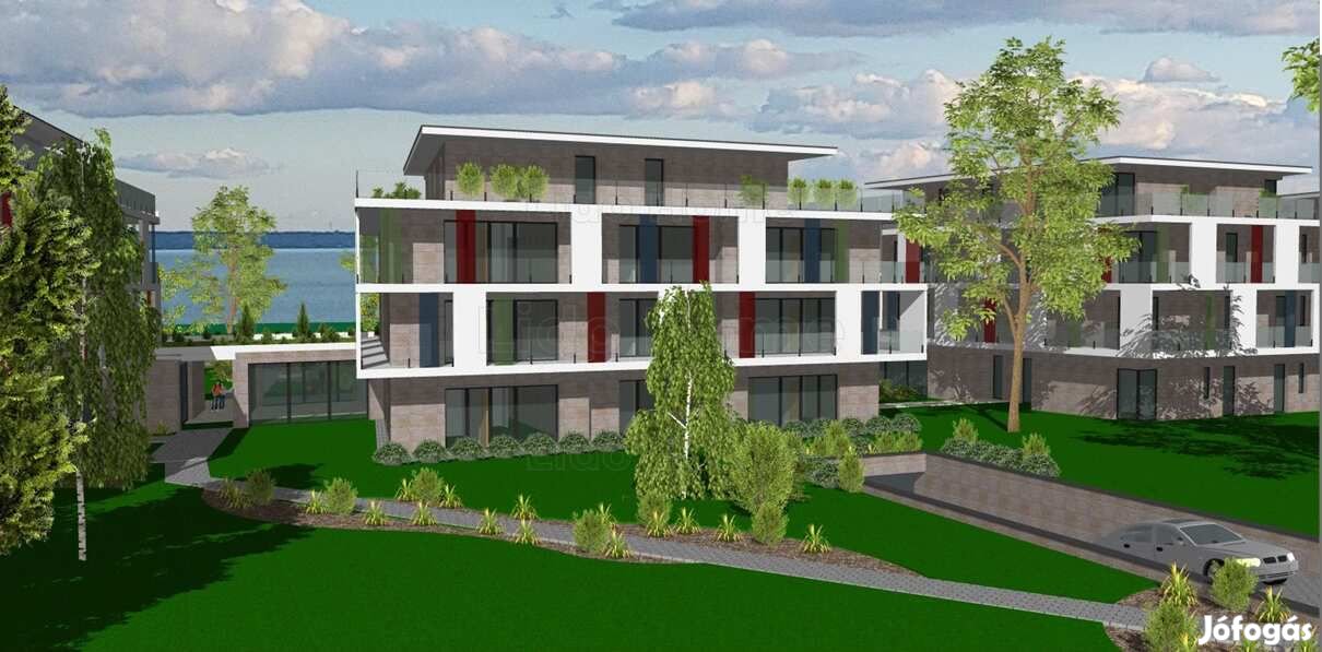 ELADÓ ÚJ ÉPÍTÉSŰ APARTMANOK BALATONALMÁDIBAN KÖZVETLENÜL A STRAND