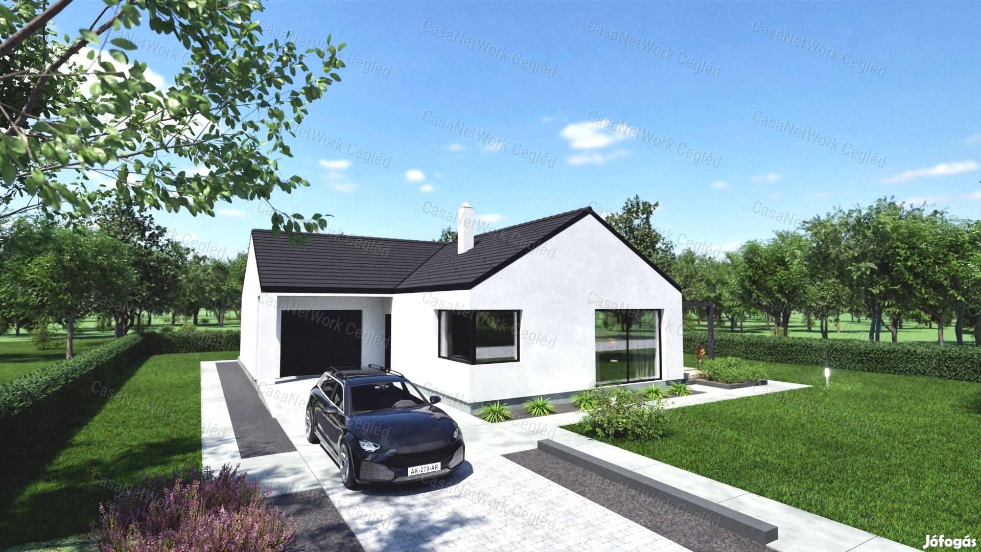 ELADÓ új építésű 135 m2 CSALÁDI HÁZ Tápiószelén.