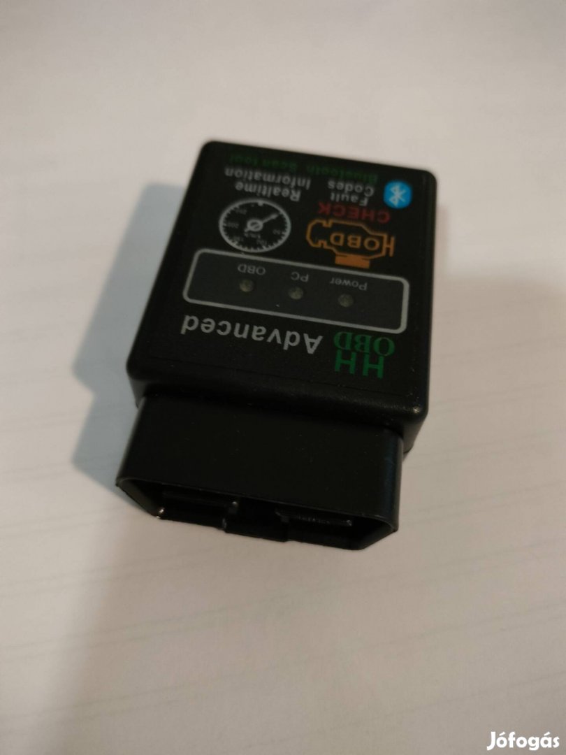 ELM327 OBD2 Bluetoothos autódiagnosztika hibakód olvasó és törlő új 