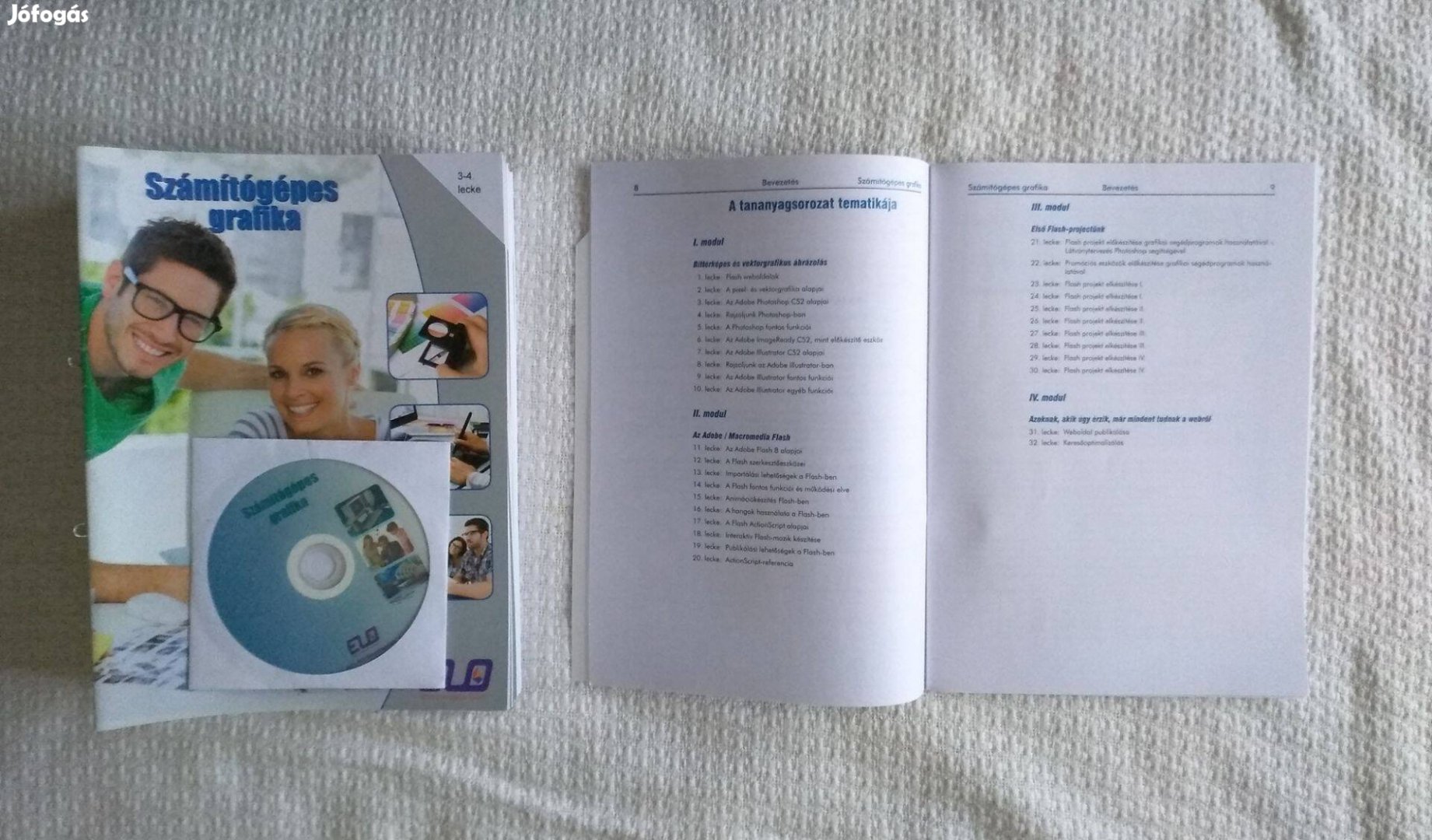 ELO grafika tanfolyam könyvsorozat teljes Photoshop,