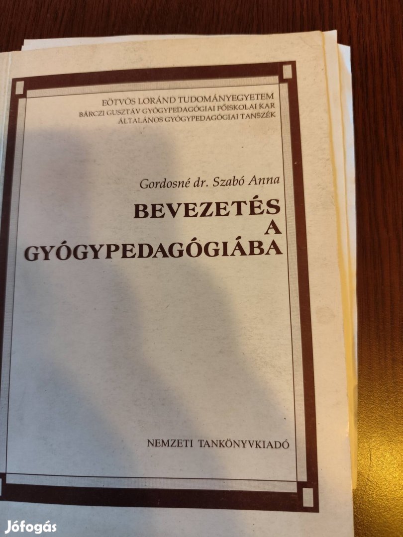 ELTE Bárczi Gusztáv gyógypedagógiai kar 06703108034