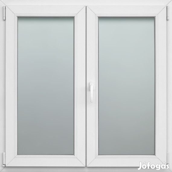 ENYHÉN SÉRÜLT 148x148 Műanyag kétszárnyas ablak NY-BNY 2