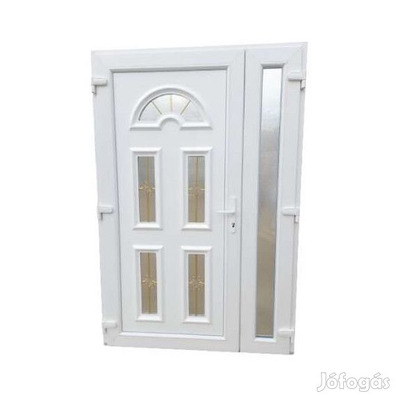 ENYHÉN SÉRÜLT Remy-A-2- bejárati ajtó FEHÉR 140x210