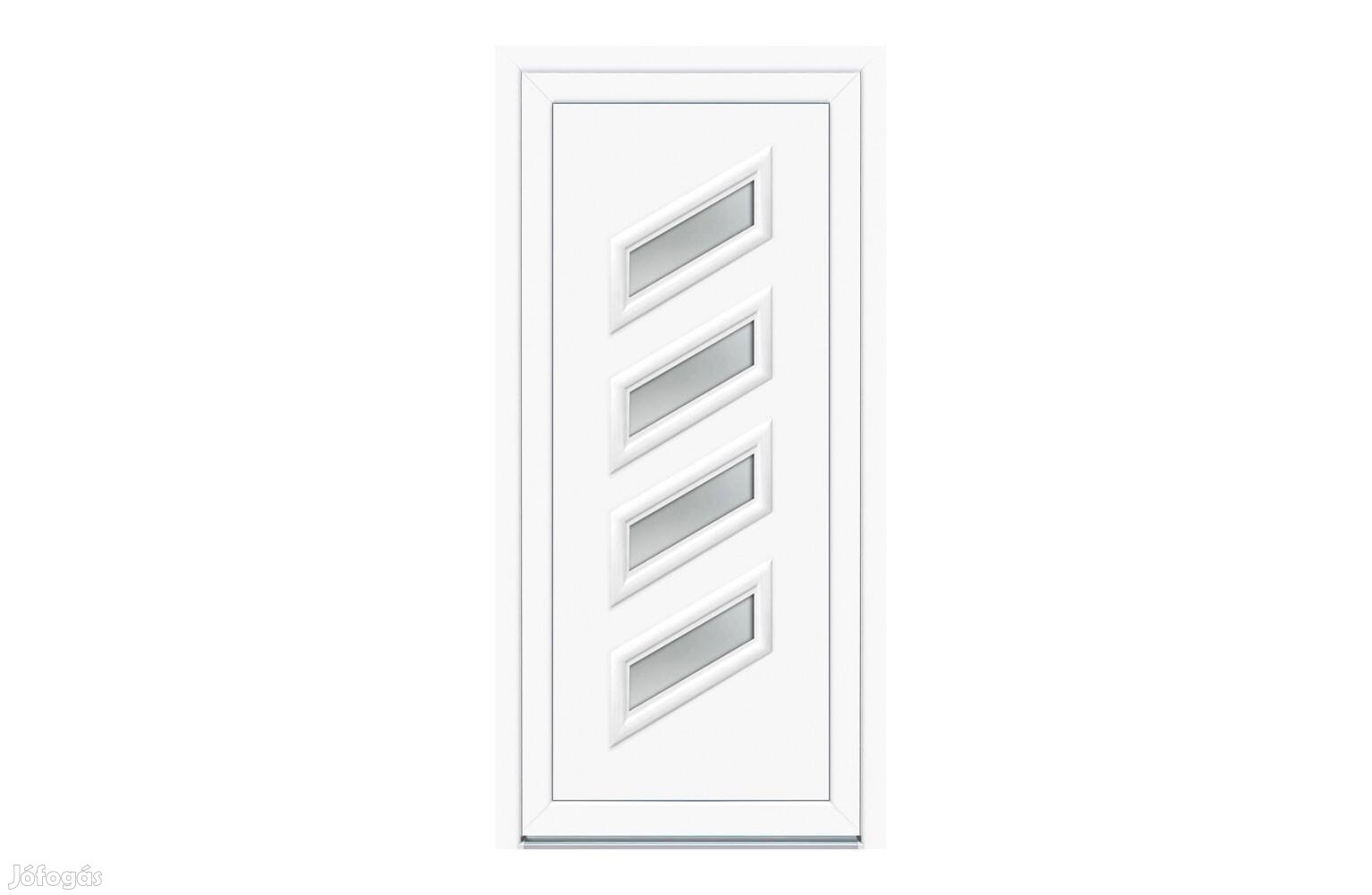 EPN Niagara műanyag bejárati ajtó 3 rétegű üveggel raktárról