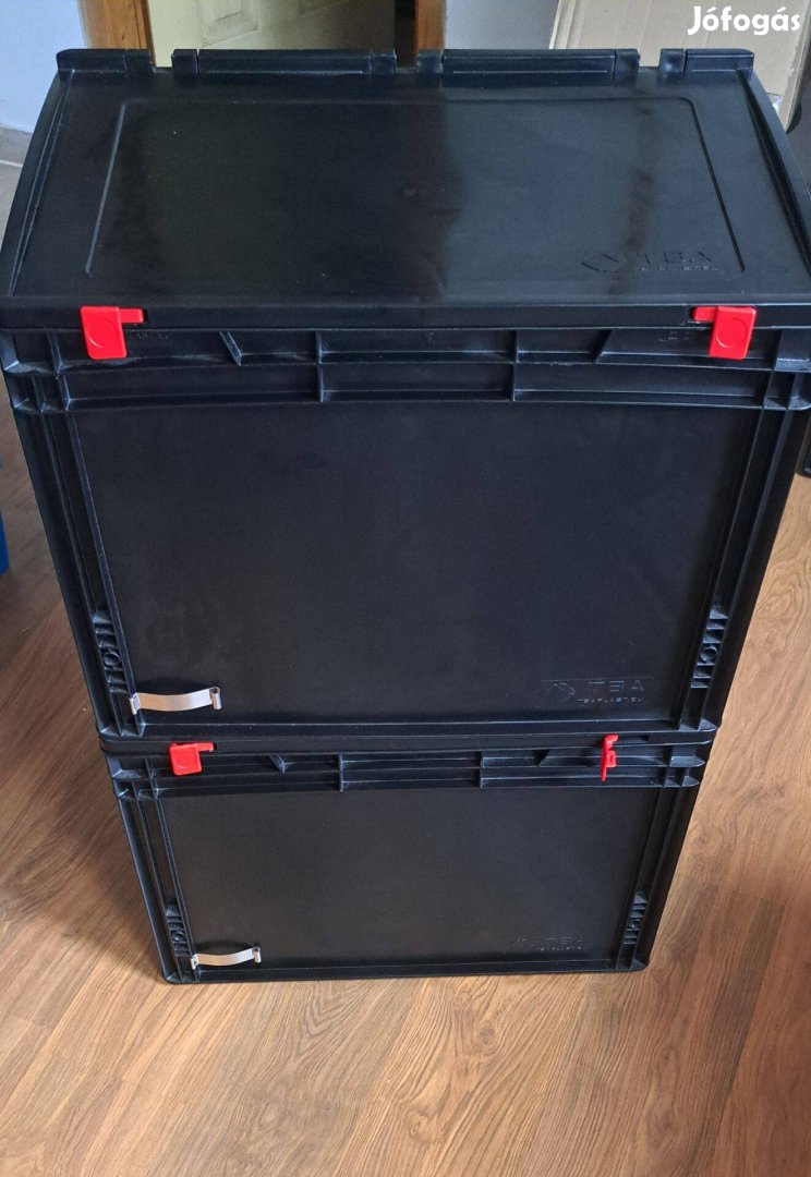 ESD Euro láda fedéllel 60x40x43,5 cm 2 db