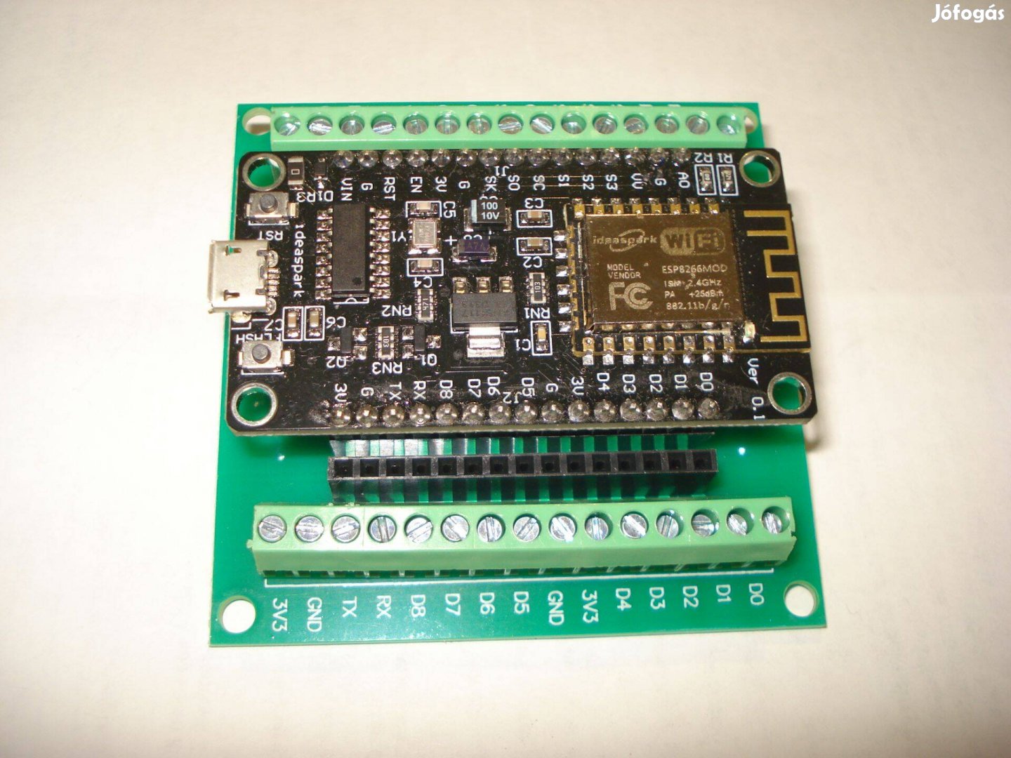 ESP8266 Arduino fejlesztőkártya