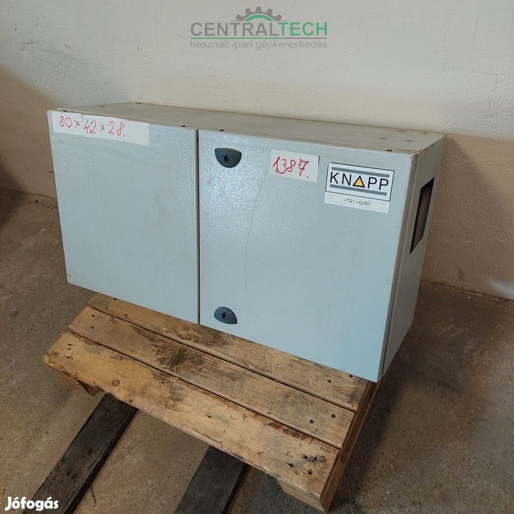 ETA kétajtós kapcsolószekrény 80x40x30cm fémszekrény