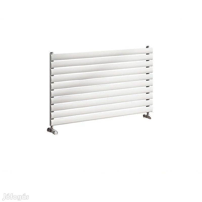 ETS 10257 vízszintes design radiátor, acél, 1000x584mm, 629W - fehér