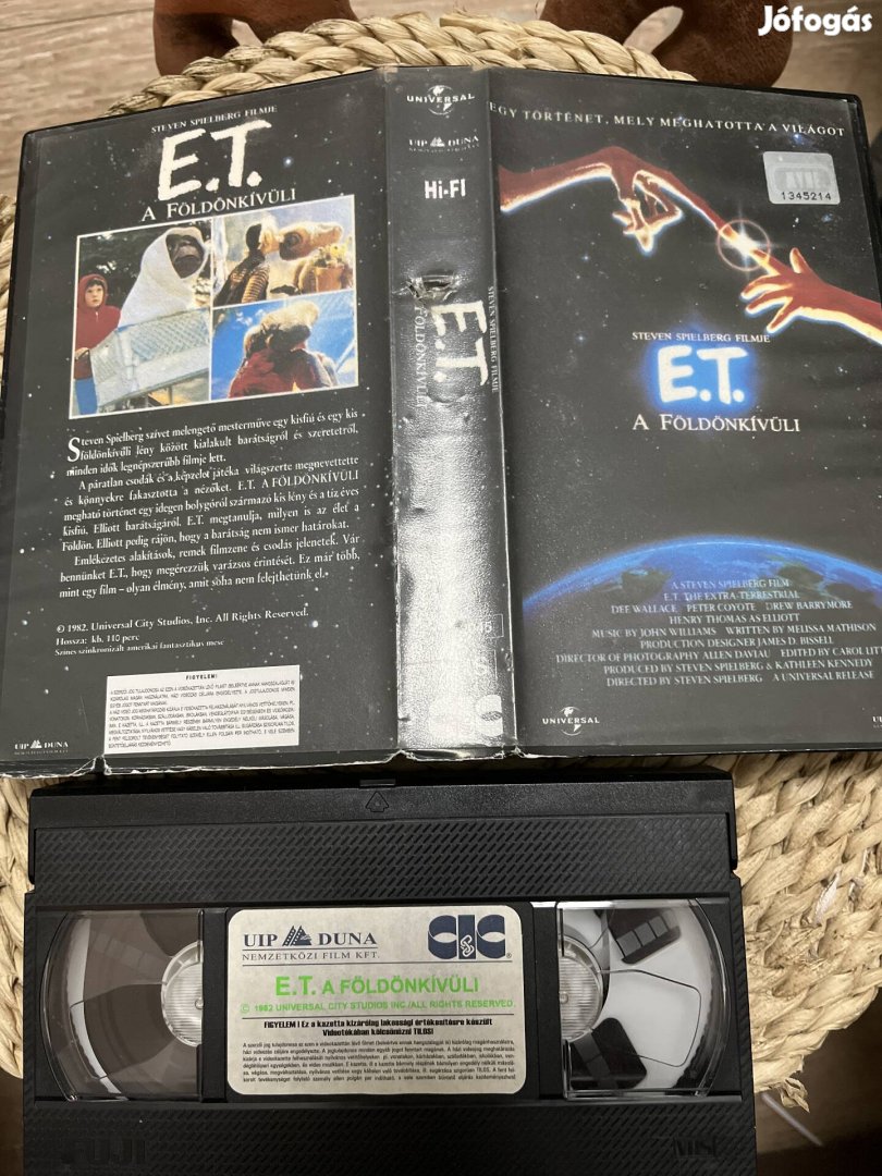 ET a földönkívüli vhs 