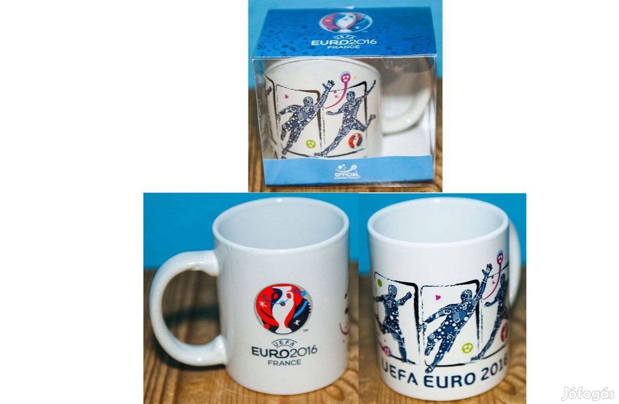 EURO2016 díszdobozos bögre (új)