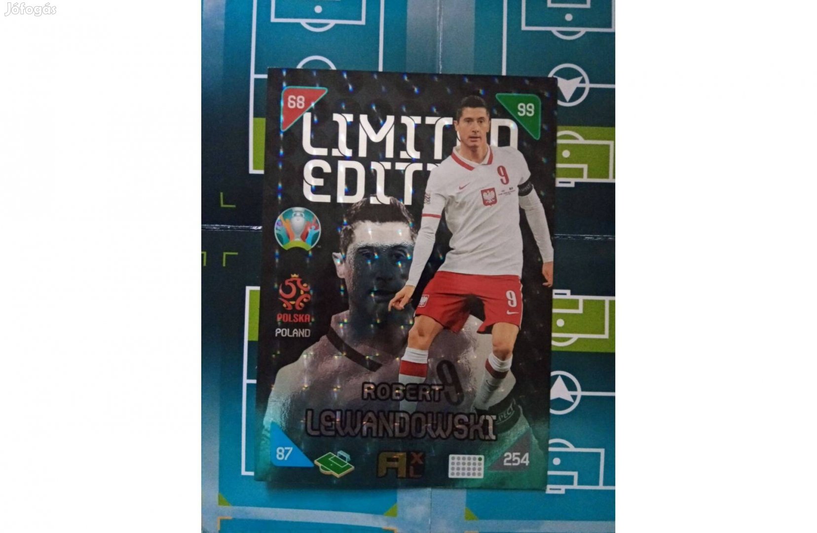 EURO 2020 kick off 2021 Lewandowski XXL Limited kártya