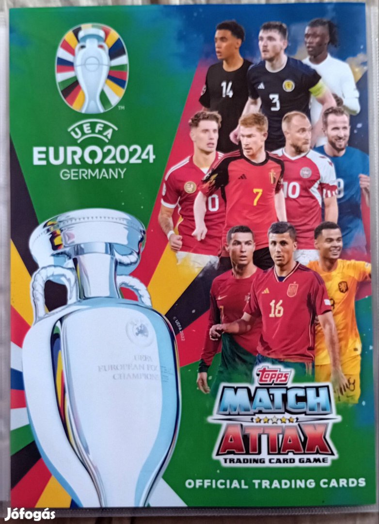 EURO 2024 focis kártya gyűjtemény 
