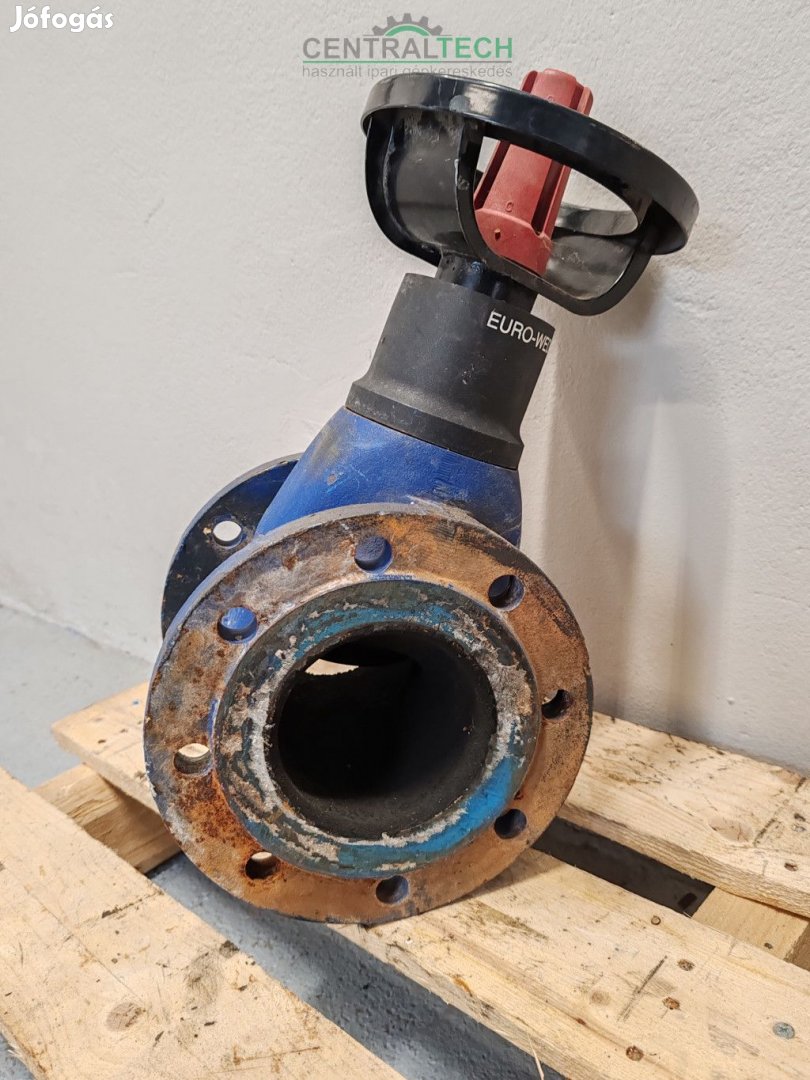 EUROWEDI gumimembrános elzárószelep 12070, PN16 DN100