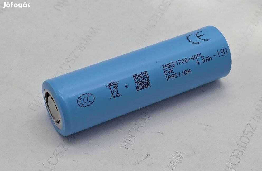 EVE INR21700-40PL 4000mAh 70A akkumulátor 4000mah 40PL liion