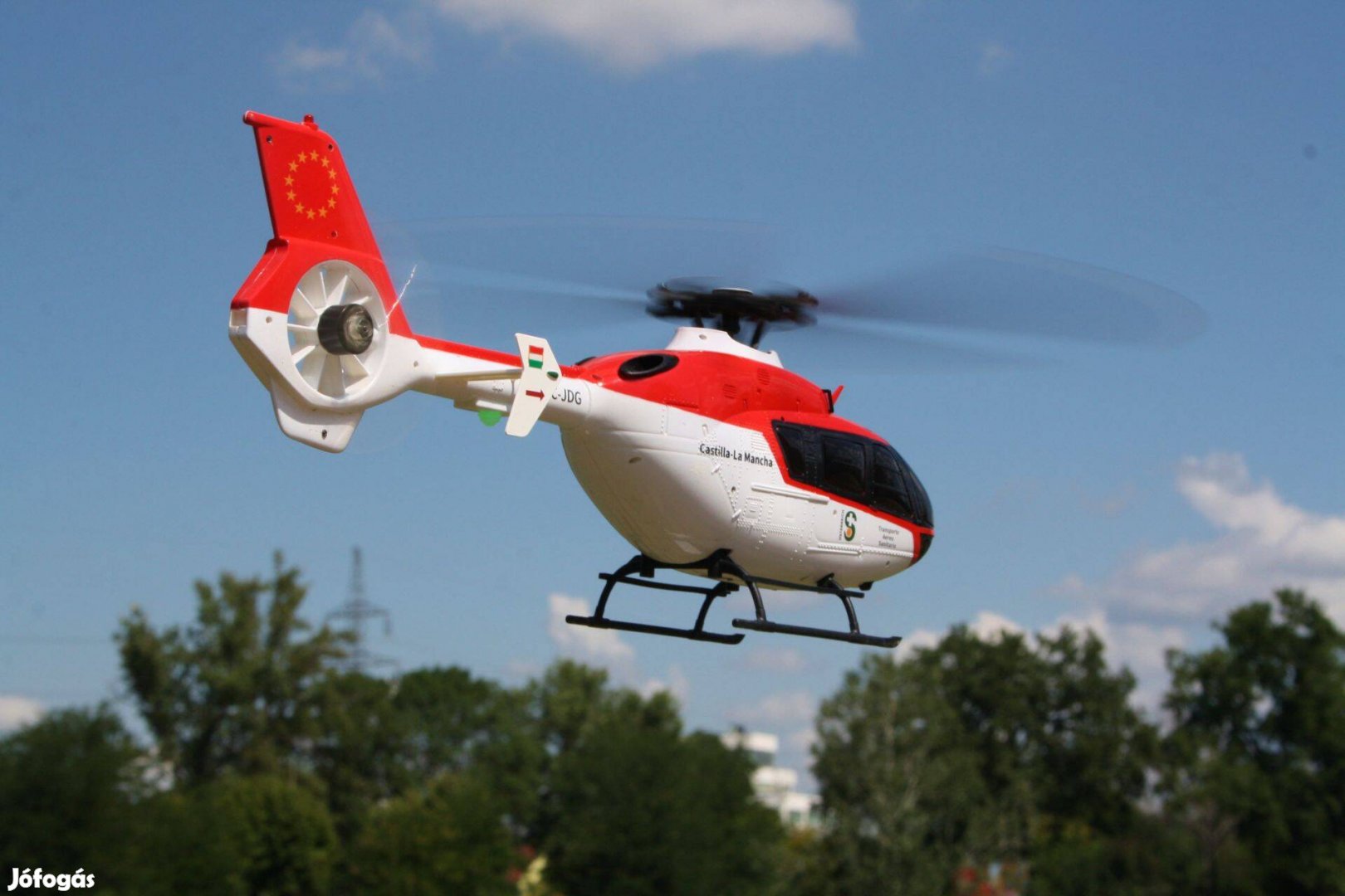 E 135 tip. rc helikopter