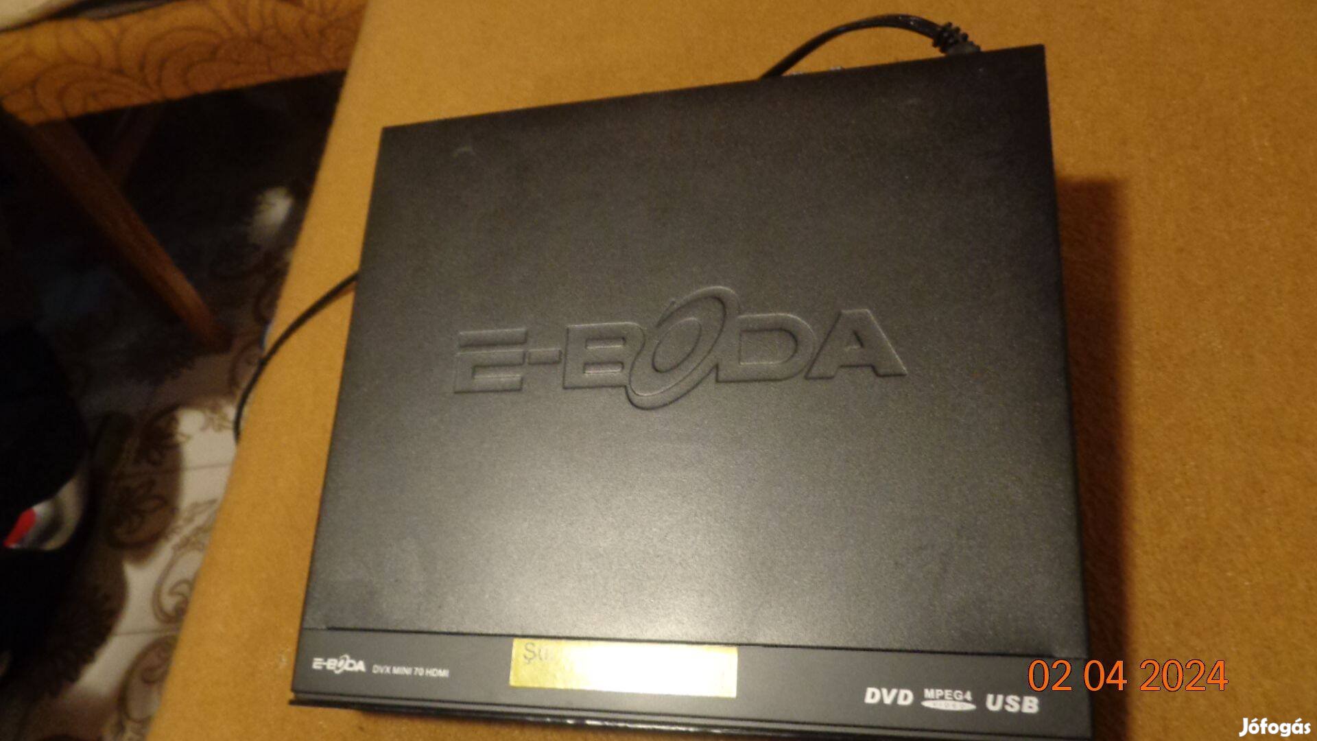 E-Boda Dvx 70 HDMI / DVD - MPEG4 USB , lelátszó