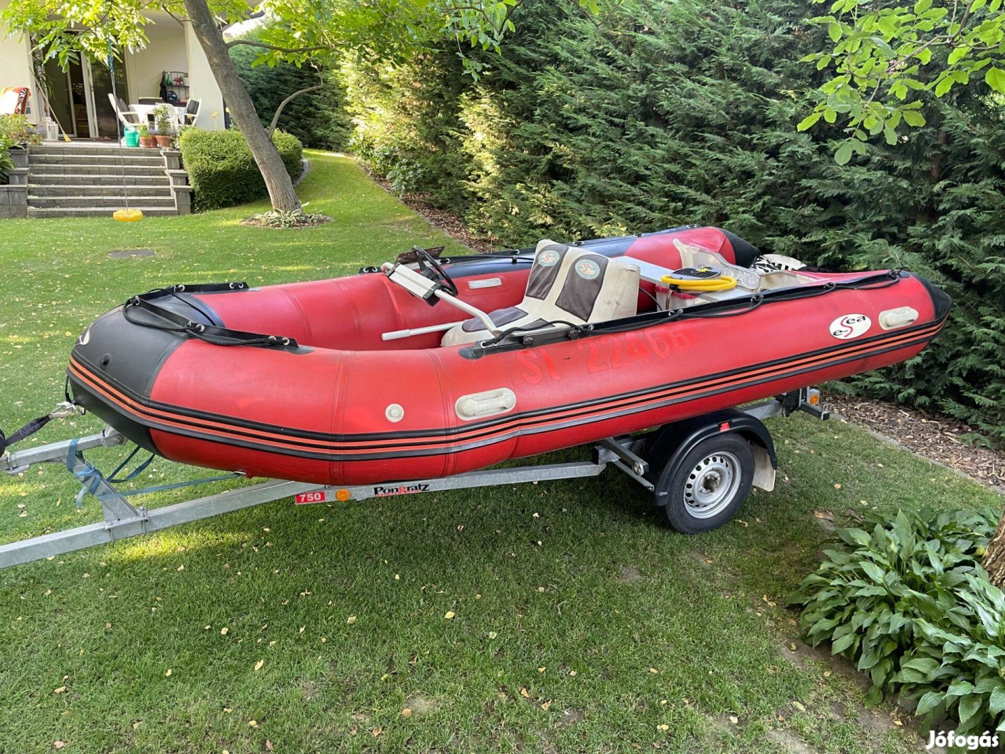 E-SEA 430 alu padlós gumicsónak