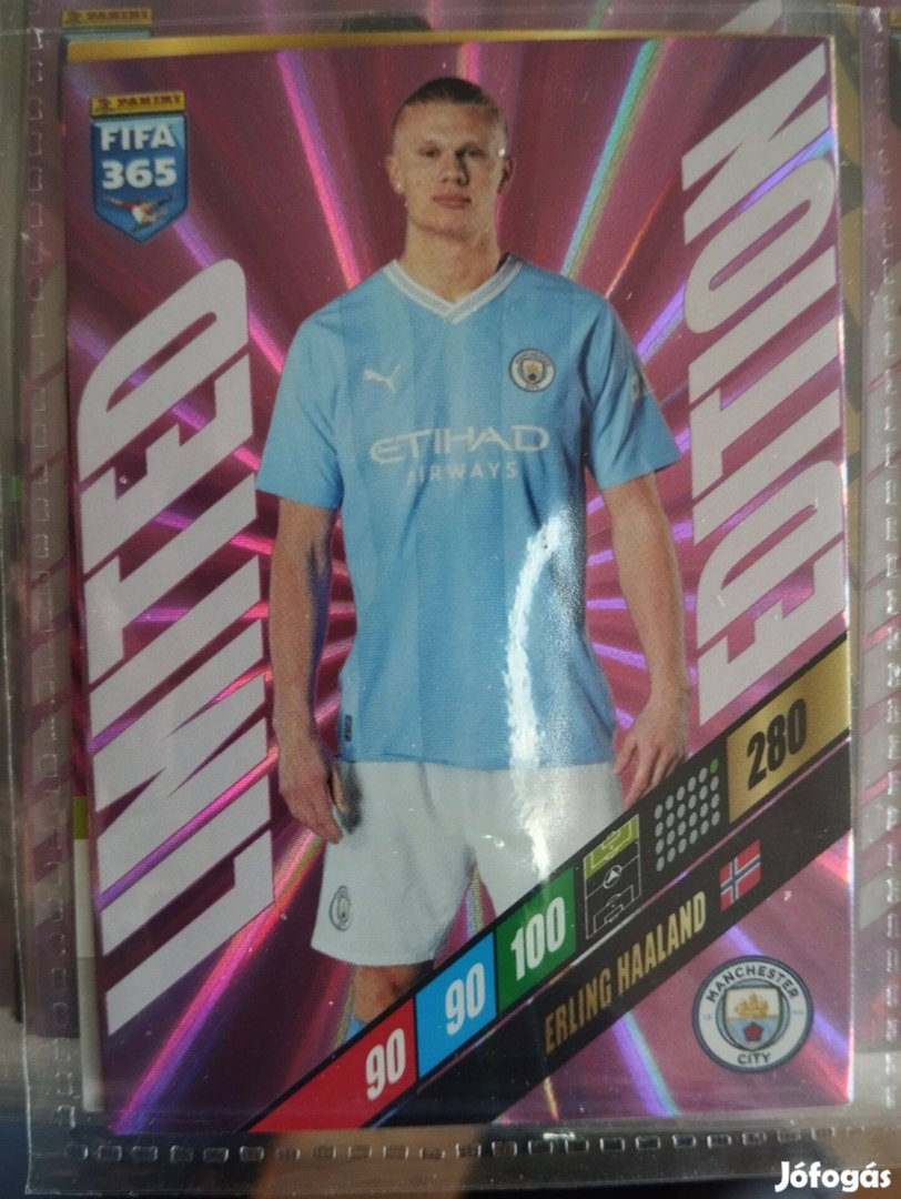 E. Haaland Manchester City FIFA 365 2024 Limited edition focis kártya