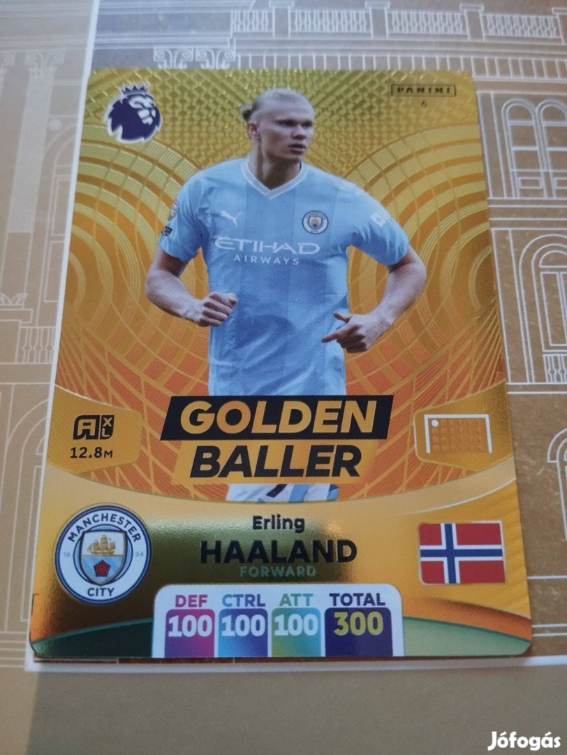 E. Haaland (Manchester City) FIFA 365 2024 Golden Baller focis kártya