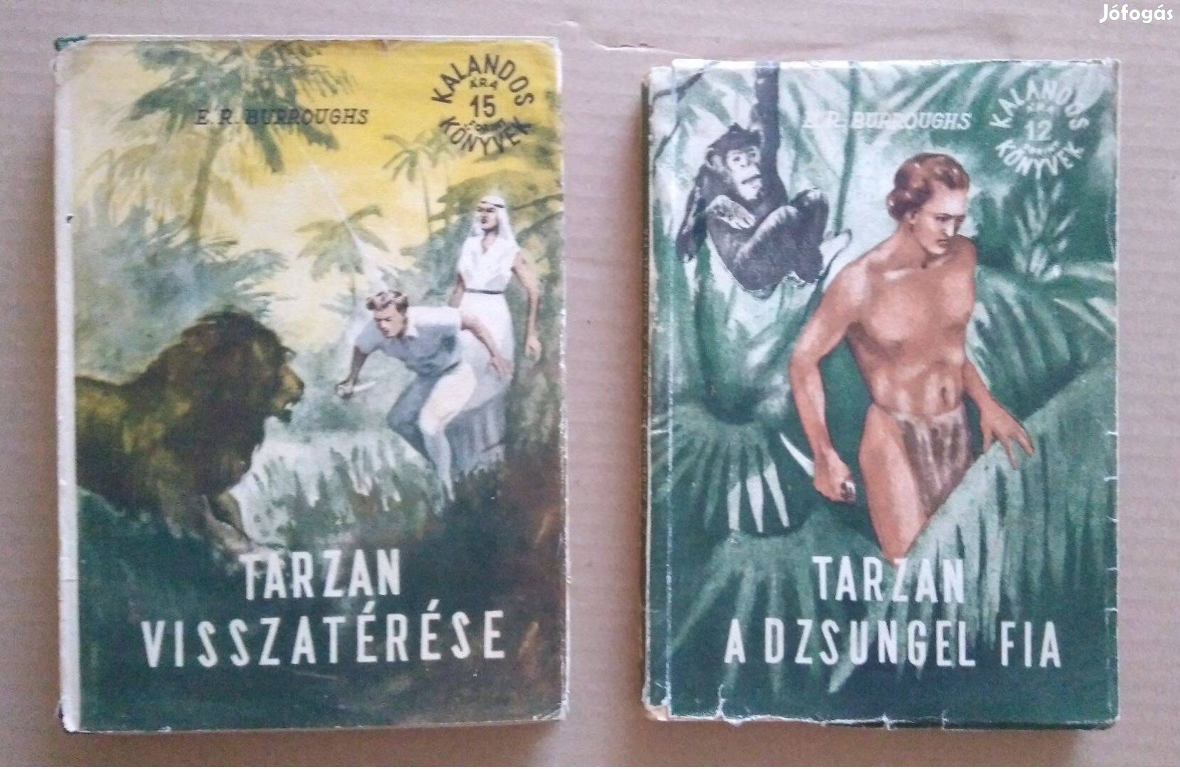 E. R. Burroughs - Tarzan a dzsungel fia + T. visszatérése eladó 1956