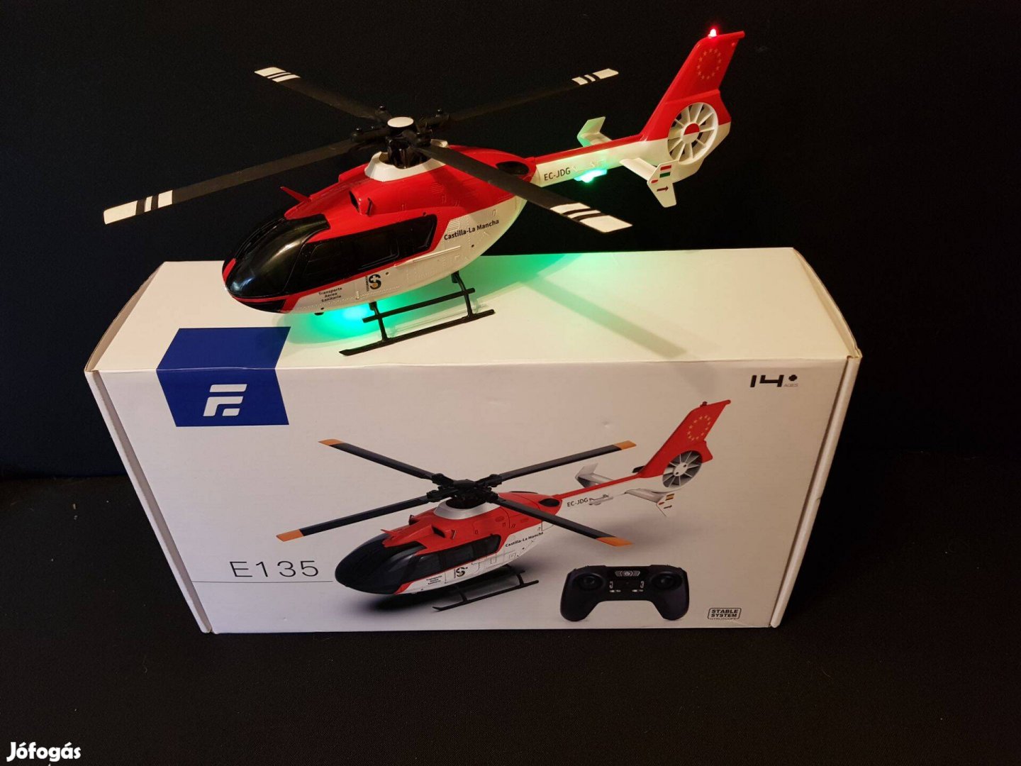 Eachine E135 2,4 G 6-csatornás rc. helikopter modell