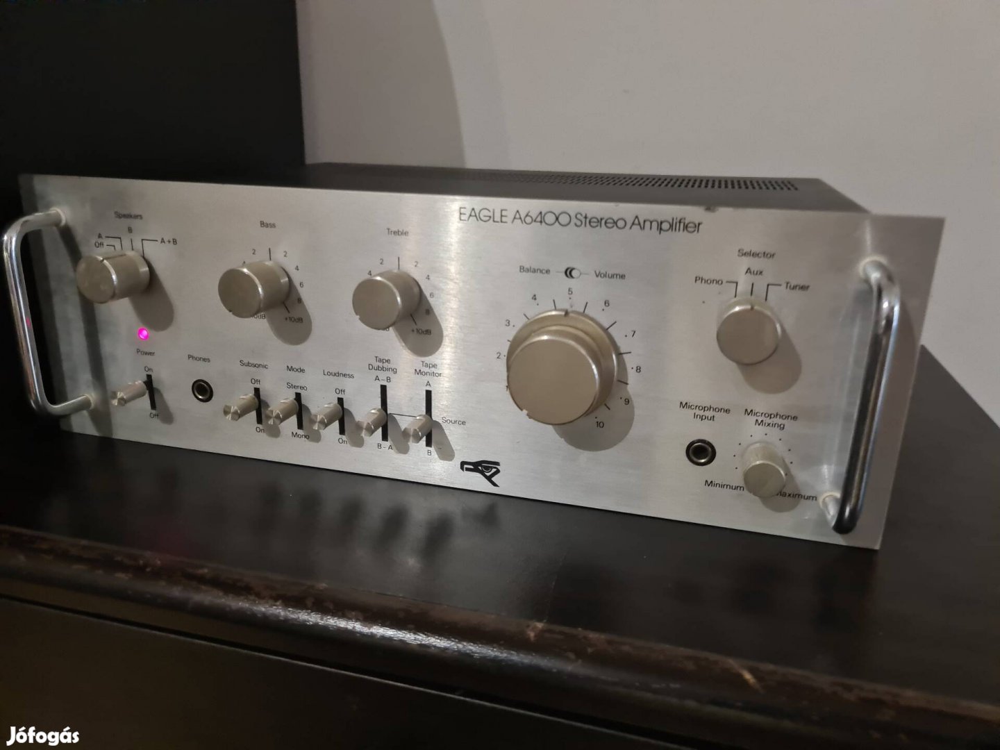 Eagle A6400 retró hifi erősítő