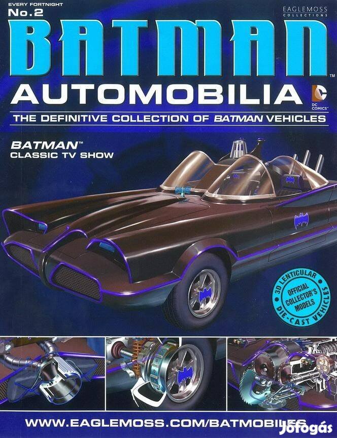Eaglemoss DC Batman Classic TV Show magazin, újság