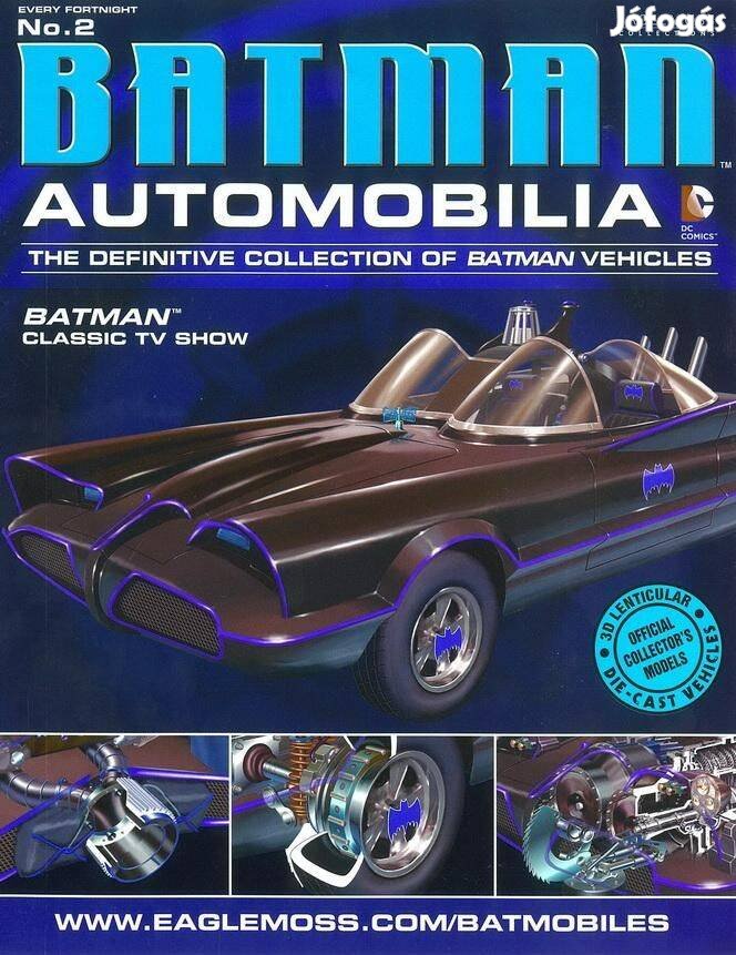 Eaglemoss DC Batman Classic TV Show magazin, újság