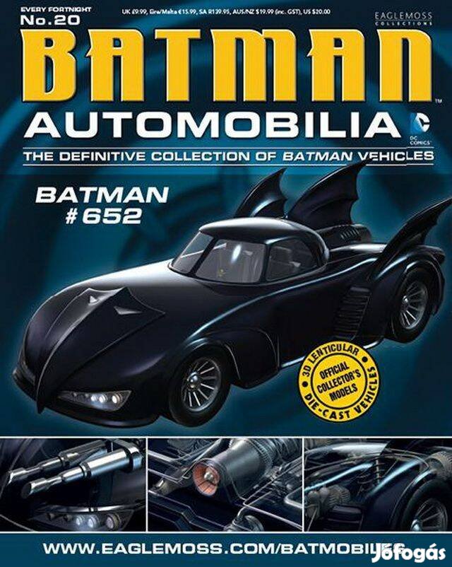 Eaglemoss DC Batman #652 magazin, újság