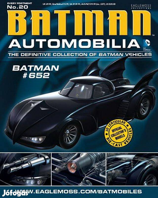 Eaglemoss DC Batman #652 magazin, újság