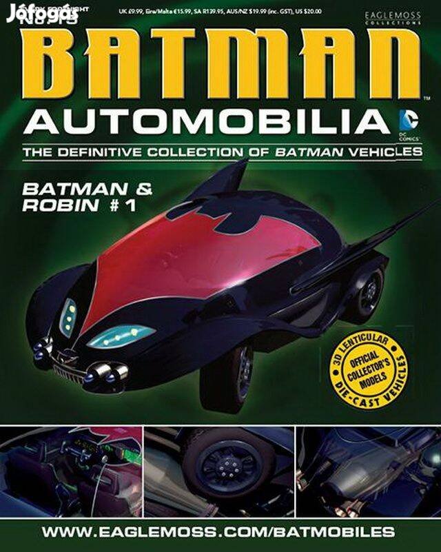 Eaglemoss DC Batman & Robin #1 magazin, újság