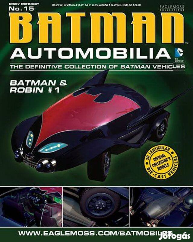 Eaglemoss DC Batman & Robin #1 magazin, újság