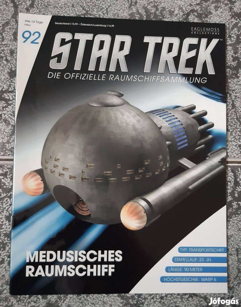 Eaglemoss Star Trek Medusan Ship füzet