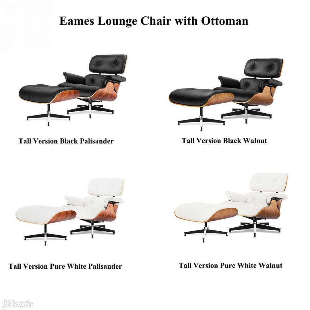 Eames Lounge fotel és ottomán relax fotel pihenőszék