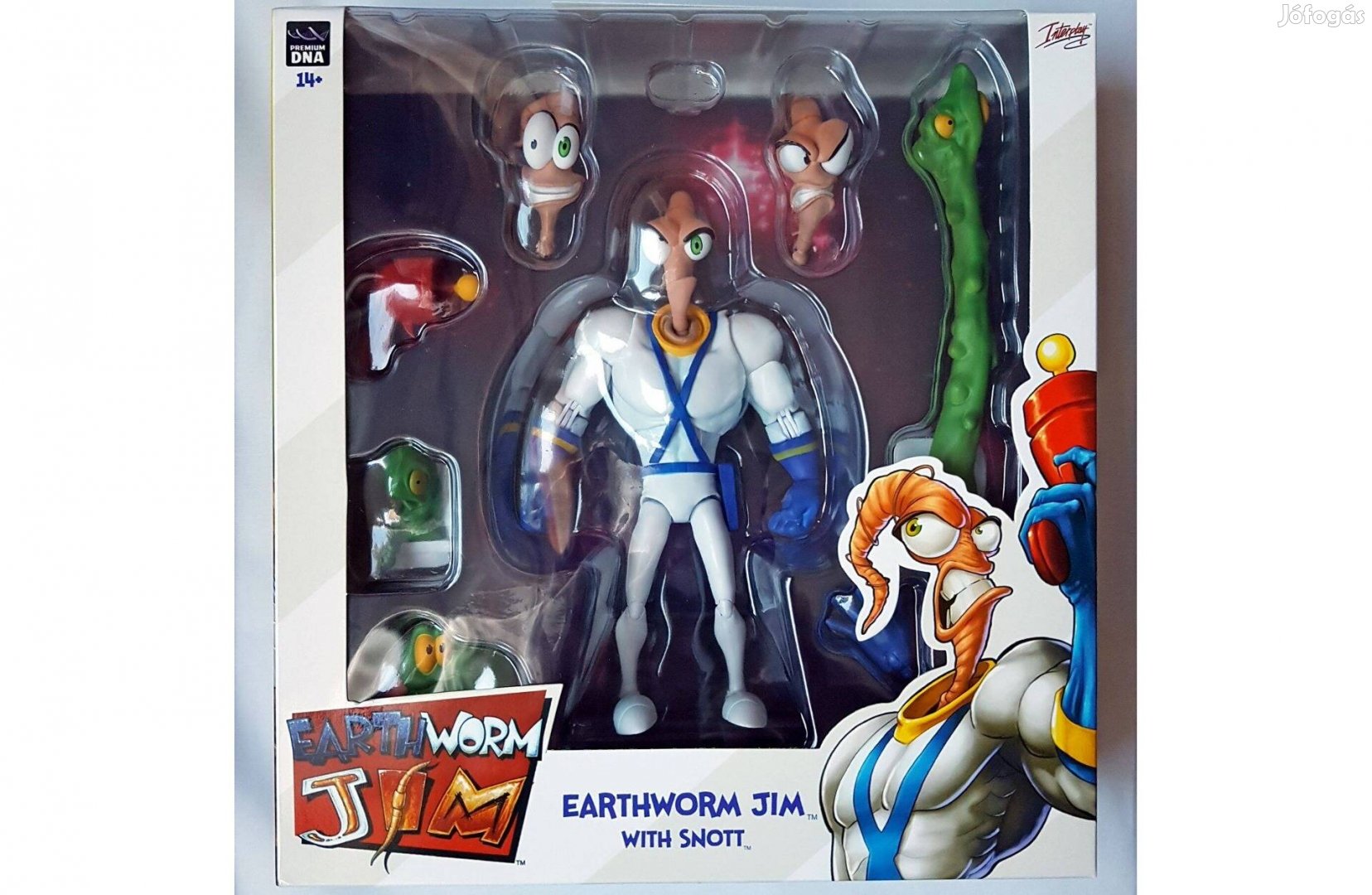 Earthworm Jim akciófigura figura Nintendo Sega videojáték