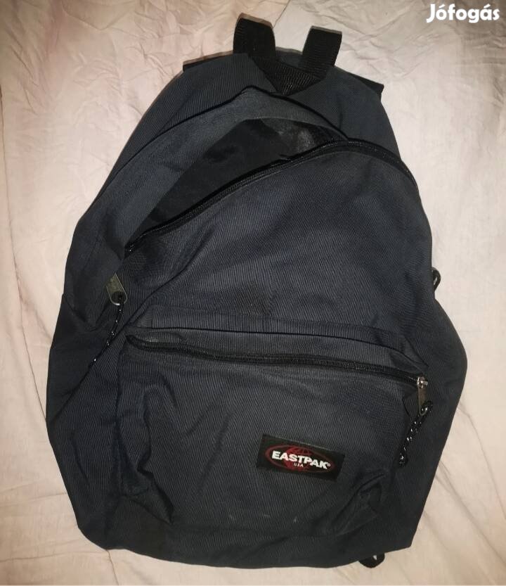 Eastpak szürkéskék denim hátizsák 