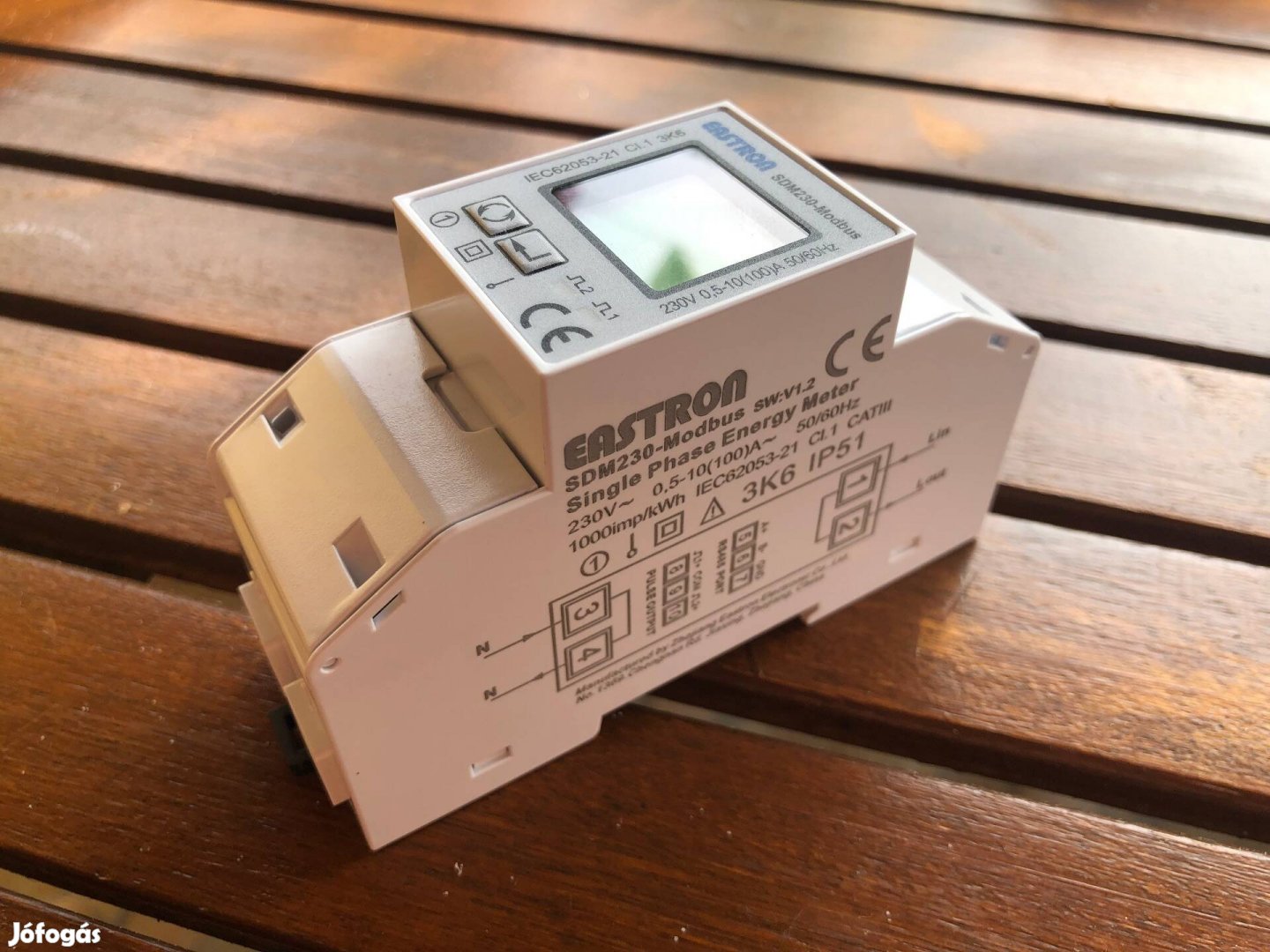 Eastron SDM230 egyfázisú energiamérő, smart meter Modbus V1