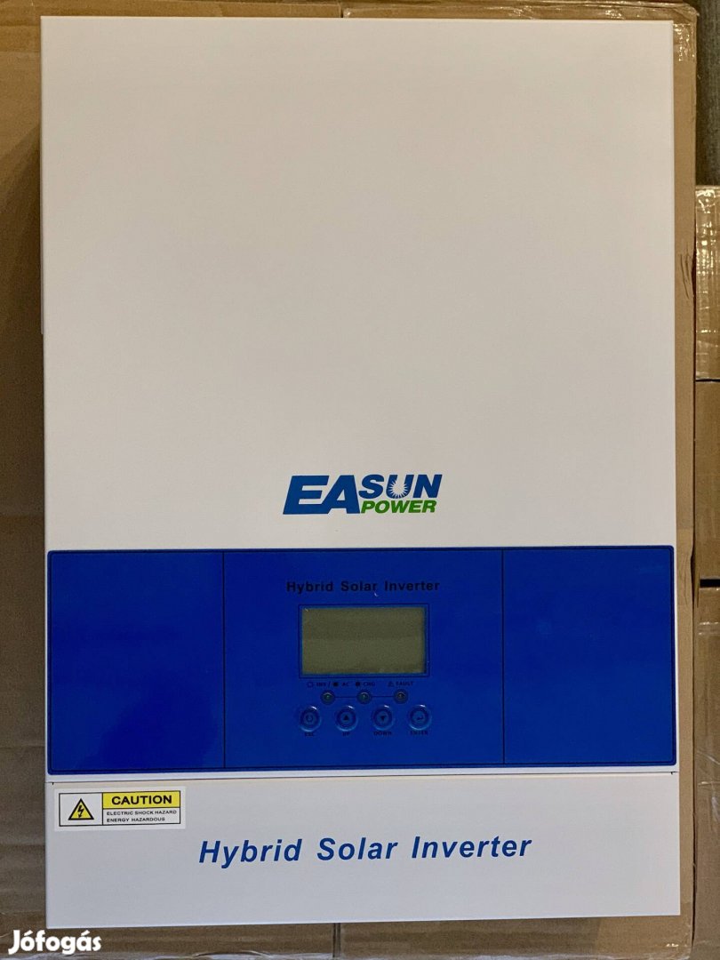 Easun SMG-II 6,2kW 120A MPPT szigetüzem napelem solar inverter Lifepo4